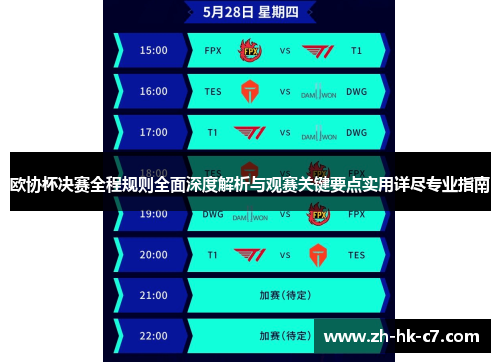 欧协杯决赛全程规则全面深度解析与观赛关键要点实用详尽专业指南